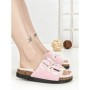 Papuci Dama cu Talpa Joasa WSL-200 PINK | STEPHAN
