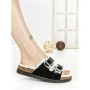 Papuci Dama cu Talpa Joasa WSL-200 BLACK | STEPHAN