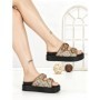 Papuci Dama cu Platforma SS-162 CAMEL | STEPHAN