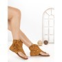 Sandale Dama cu Talpa Joasa WL-203 CAMEL | STEPHAN