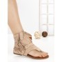 Sandale Dama cu Talpa Joasa WL-203 BEIGE | STEPHAN