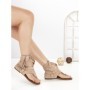 Sandale Dama cu Talpa Joasa WL-203 BEIGE | STEPHAN