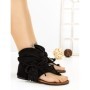 Sandale Dama cu Talpa Joasa WL-202 BLACK | STEPHAN