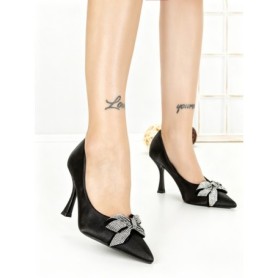 Pantofi Stiletto QQ-92 BLACK | STEPHAN