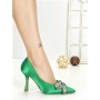 Pantofi Stiletto QQ-92 GREEN | STEPHAN