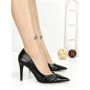 Pantofi Stiletto P-1391 BLACK | STEPHAN