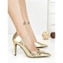 Pantofi Stiletto P-1391 GOLD | STEPHAN
