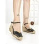 Sandale Dama cu Platforma XG-12 BLACK | STEPHAN
