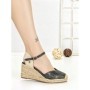 Sandale Dama cu Platforma XG-12 BLACK | STEPHAN