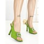 Sandale Dama cu Toc Subtire JA-29 GREEN | STEPHAN