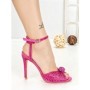 Sandale Dama cu Toc Subtire P-1301 FUCHSIA | STEPHAN