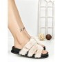 Papuci Dama cu Talpa Joasa LB510-108 BEIGE | CINK ME