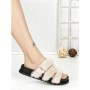 Papuci Dama cu Talpa Joasa LB510-108 BEIGE | CINK ME