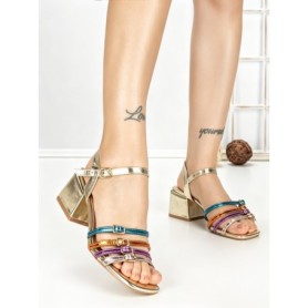 Sandale Dama cu Toc Gros AA-22 COLOURS | EMAS