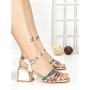Sandale Dama cu Toc Gros AA-22 COLOURS | EMAS