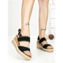 Sandale Dama cu Platforma 22-337 BLACK | STEPHAN