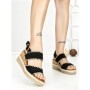 Sandale Dama cu Platforma 22-337 BLACK | STEPHAN