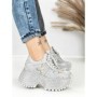 Pantofi Sport Dama cu Platforma 3603-3 GREY | MEI