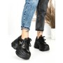 Pantofi Sport Dama cu Platforma 3617 BLACK | MEI