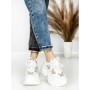 Pantofi Sport Dama cu Platforma 3617 WHITE | MEI