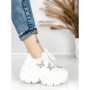Pantofi Sport Dama cu Platforma 3617 WHITE | MEI