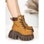 Ghete Dama cu Platforma 0017-39S YELLOW | MEI