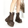 Ghete Dama cu Platforma 0017-39S BROWN | MEI