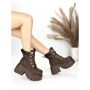 Ghete Dama cu Platforma 0017-39S BROWN | MEI