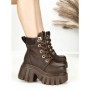 Ghete Dama cu Platforma 0017-39S BROWN | MEI