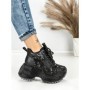 Ghete Dama cu Platforma 8580-2 BLACK | MEI
