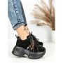 Pantofi Sport Dama cu Platforma 6581-1 BLACK | MEI