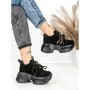 Pantofi Sport Dama cu Platforma 6581-1 BLACK | MEI