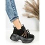 Pantofi Sport Dama cu Platforma 6581-1 BLACK | MEI