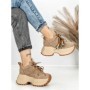 Pantofi Sport Dama cu Platforma 6581-1 KHAKI | MEI