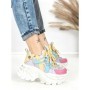 Pantofi Sport Dama cu Platforma 3605-7 COLORFUL | MEI