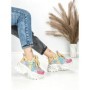 Pantofi Sport Dama cu Platforma 3605-7 COLORFUL | MEI