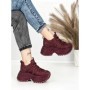 Pantofi Sport Dama cu Platforma 3603-2 RED | MEI