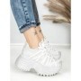 Pantofi Sport Dama cu Platforma 3603-2 WHITE | MEI