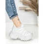 Pantofi Sport Dama cu Platforma 3603-2 WHITE | MEI