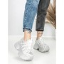 Pantofi Sport Dama cu Platforma 3603-2 WHITE | MEI