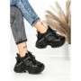 Pantofi Sport Dama cu Platforma 6580-7 BLACK | MEI