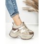 Pantofi Sport Dama cu Platforma 6580-7 APRICOT | MEI