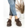 Pantofi Sport Dama cu Platforma 3A1-1 DARK BROWN | MEI