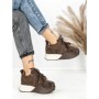 Pantofi Sport Dama cu Platforma 3A1-1 DARK BROWN | MEI