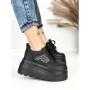 Pantofi Sport Dama cu Platforma 6208-52 BLACK | MEI