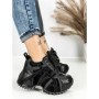 Pantofi Sport Dama cu Platforma 3602 BLACK | MEI