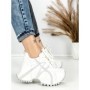 Pantofi Sport Dama cu Platforma 3602 WHITE | MEI