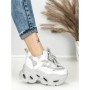 Pantofi Sport Dama cu Platforma 3606-1 GREY | MEI