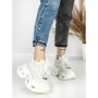 Pantofi Sport Dama cu Platforma 3606-1 WHITE | MEI