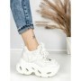 Pantofi Sport Dama cu Platforma 3606-1 WHITE | MEI